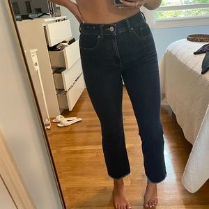 High Rise Crop Flare